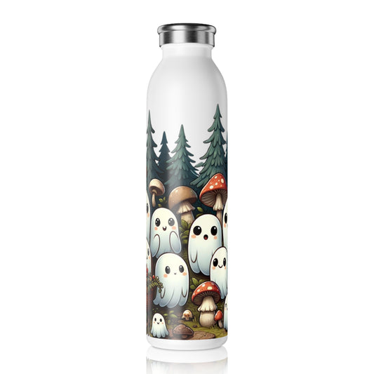 Foraging Forest Ghosts, Slim Water Bottle