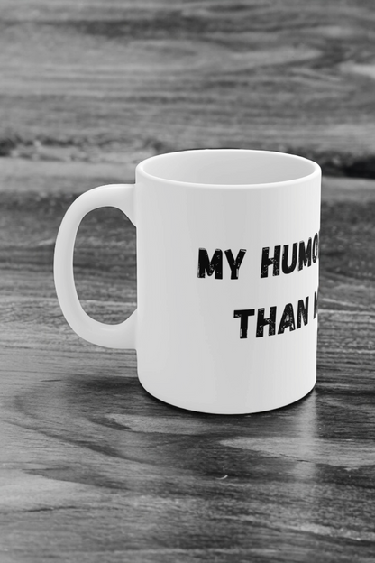 My Humor Is Darker Than My Coffee, Coffee Mug